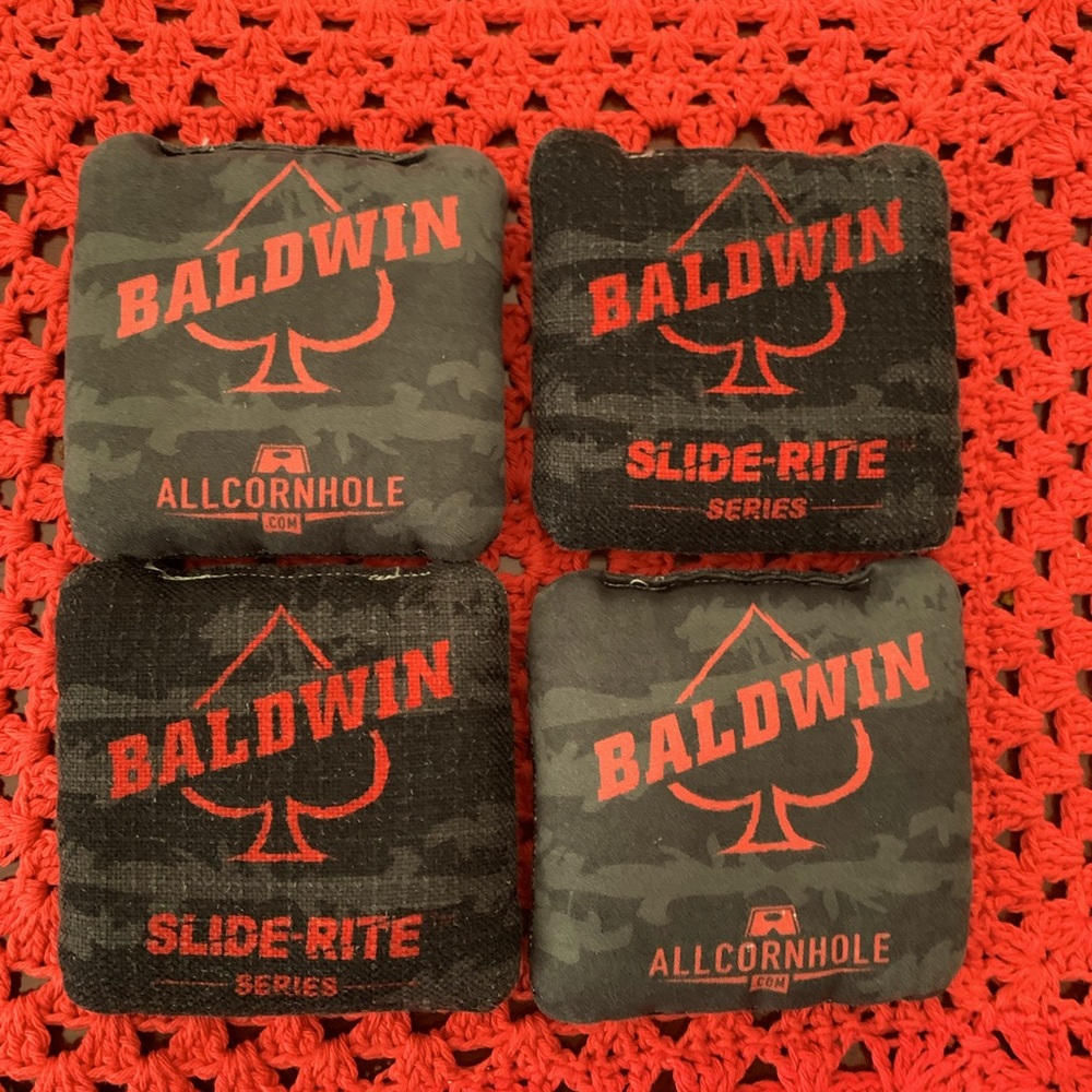 Special Edition Baldwin Slide-Rite cornhole bags